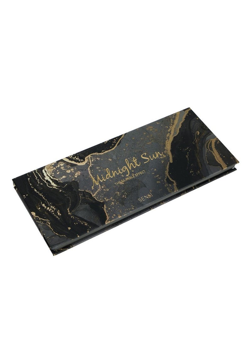 سينسي مجموعة ظلال العيون Sensi Marble Effect Midnight Sun المكونة من 12 لونًا - Image 4